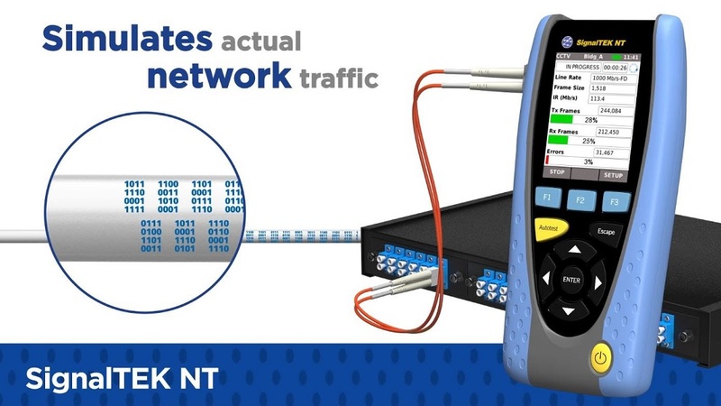 SignalTEK NT - Koper & Glasvezel Netwerk transmissie tester